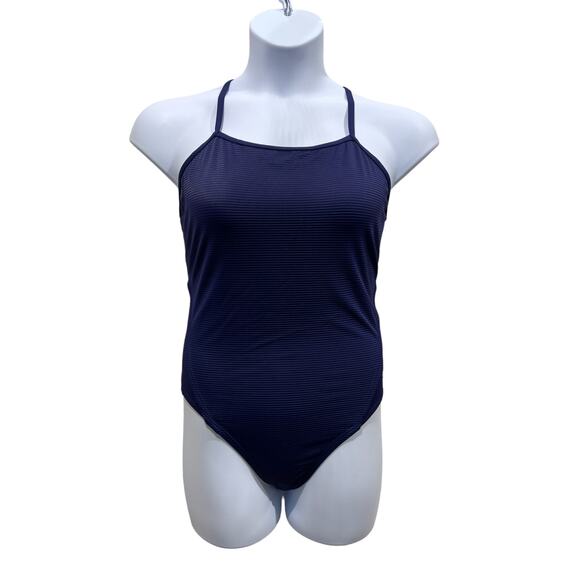 Speedo Wmns Sz 10 Precision Pleat Y-Back Chlorine Resistant One Piece Swimsuit - Picture 1 of 12